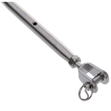 304 Stainless Steel Rigging Screw Closed Body Jaw Jaw Turnbuckle 7/32" Thread