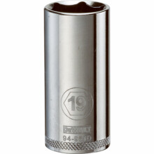 Metric Deep Socket, 6-Point, 3/8 In. Drive, 19mm - DWMT94961OSP