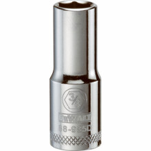 SAE Socket, Deep, 6-Point, 3/8 In., 3/8 In. Drive - DWMT88985OSP