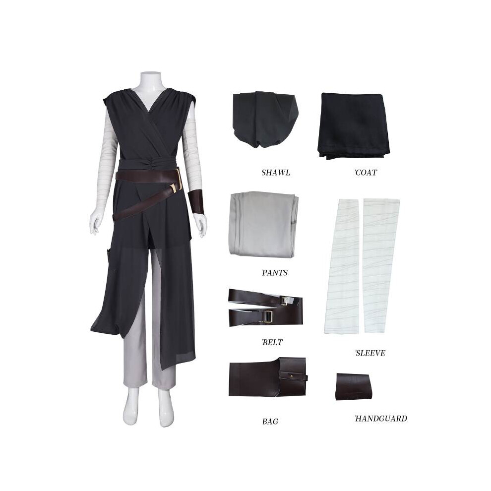 Rywolt (L) Rey Cosplay Costume Set Film Television Characters Fashion Halloween Not,Specified