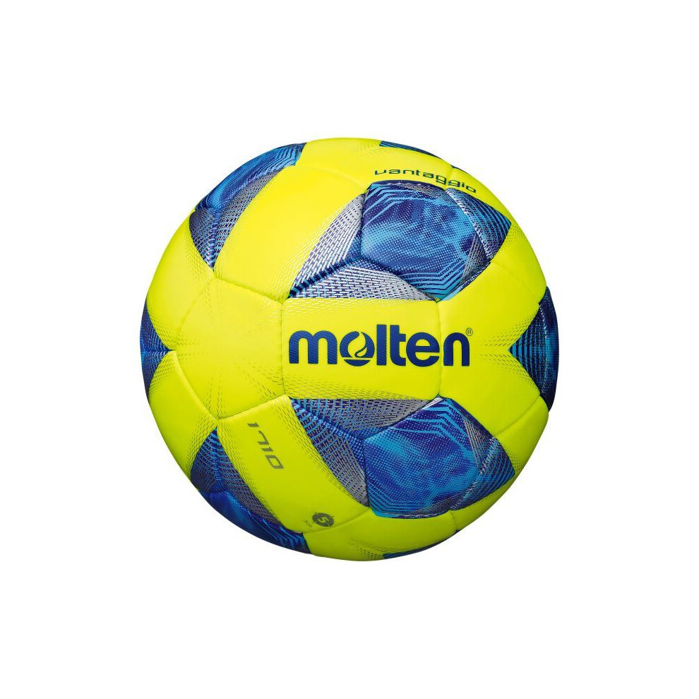 (4, Yellow) Molten 1710 Vantaggio Football Latex Bladder PU Cover Soccer Training Ball