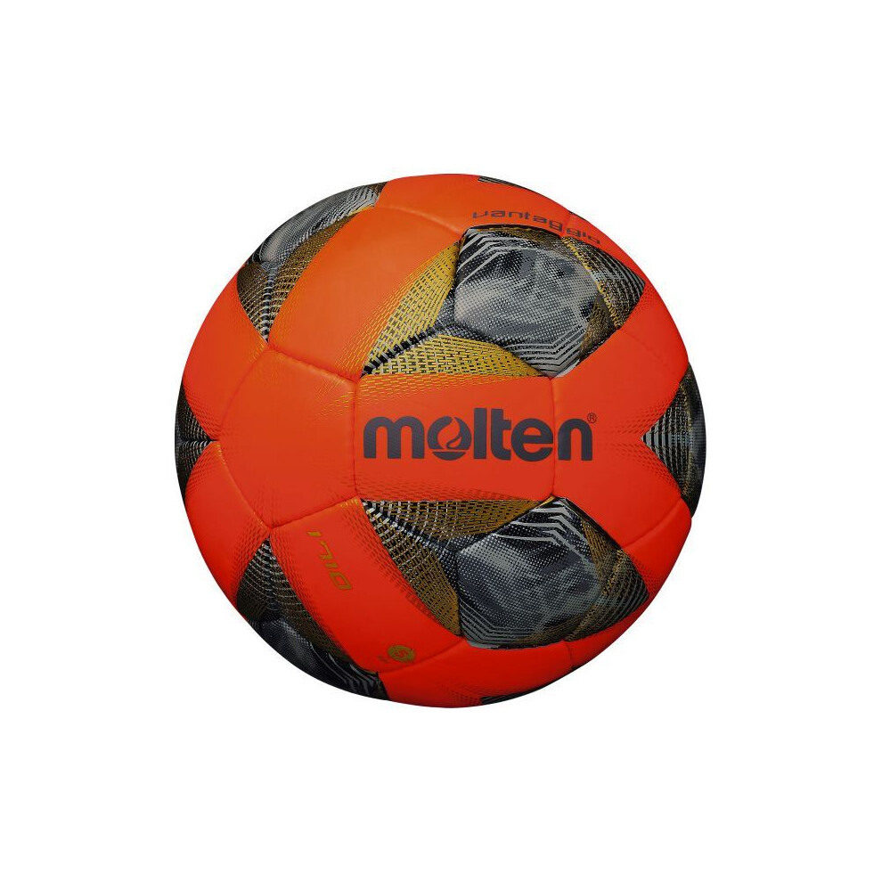 (3, Orange) Molten 1710 Vantaggio Football Latex Bladder PU Cover Soccer Training Ball