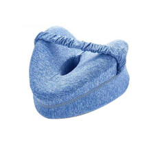 (Blue) Orthopedic Pillow Leg Memory Foam Knee Pain Back Relief Sleeping Side Practical