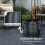 Outsunny Outsunny 37cm Smokeless Wood Burning Firepit Metal Fire Pit, Black 3