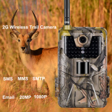 2G MMS SMTP Trail Camera Email Wildlife Hunting Cameras Cellular Wireless 20MP 1080P Night Vision Photo Trap