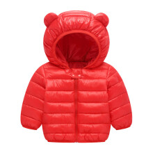 (Red, 2-3Years) Baby Kids Boy Girls Body Warm Light Coat jacket UK