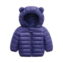 (Dark Blue, 4-5Years) Baby Kids Boy Girls Body Warm Light Coat jacket UK
