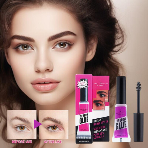 Waterproof Quick-Drying Eyebrow Styling Gel - 12ml Transparent Balm 1