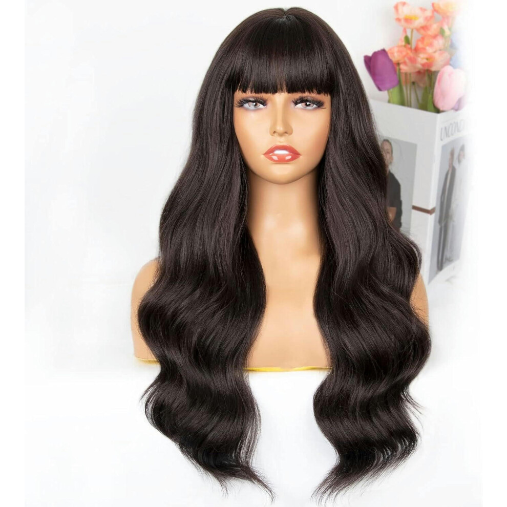 (4#) Foreign Trade New Wig European And American Wigs Of Qi Wigs, Bangs Big Wave Long Curly Hair, Fibrous Head Wig Wig Wigs