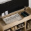 Homcom HOMCOM Sit-On Shoe Storage Unit w/ Hidden Compartment Handles Grey, Oak 6