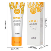 Peeling Gel for Face Orange Exfoliante Gel Moisturizing Skin Exfoliator Face Body Exfoliante Scrub for Daily Facial Skin Care