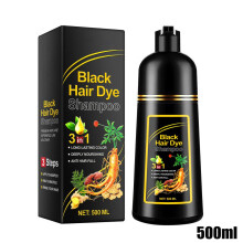 3 In 1 Hair Color Shampoo Health Natural Herbal Hair Dye Nourishing Shampoo For Gary Hair Black For Women Men Grey Coverage