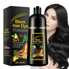 3-in-1 Herbal Hair Color Shampoo Black Nourishing