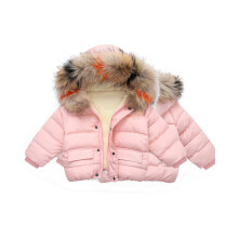 (Pink, 5-6 Years) Baby Kids Girls Coat Jacket Padded Puffer Warm NEW