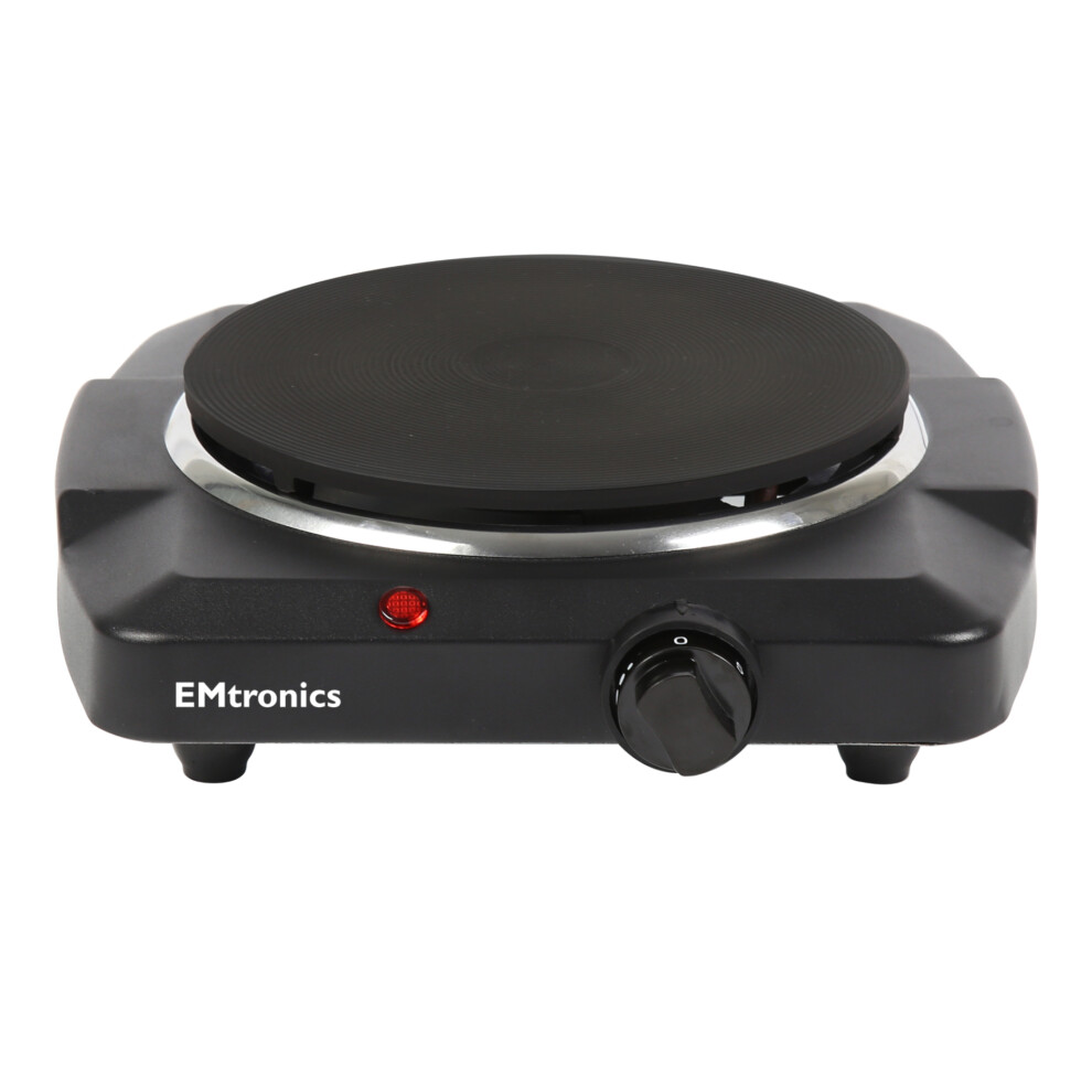 (Black, Single Plate) EMtronics Hot Plates