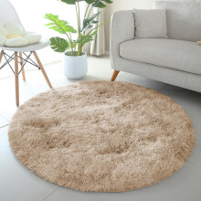 Round Shaggy Rugs Large Thick Piles Area Rug Livingroom Bedroom Carpet