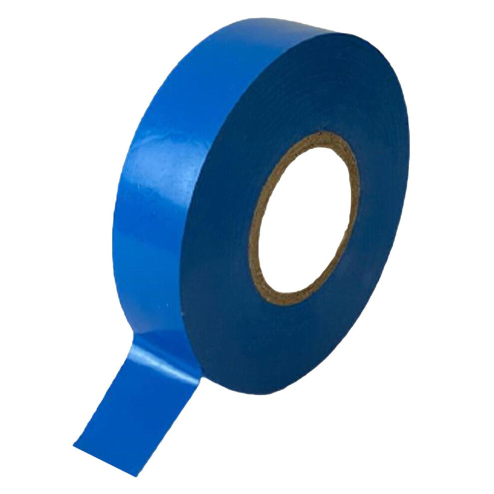 Taskar (, 3 Rolls) Electrical Insulation Tape Pvc Flame Retardant 19Mm X 20M Blue