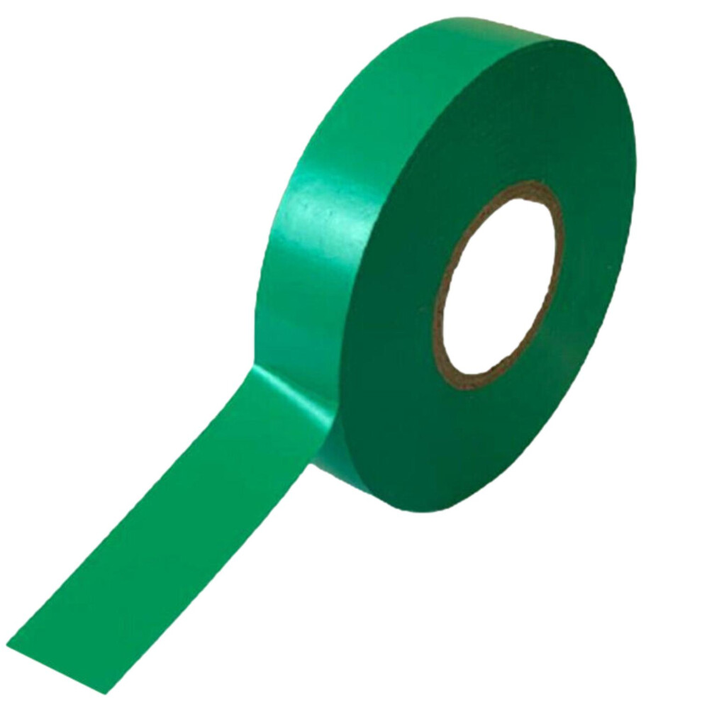 5 x Green Electrical PVC Insulation/Insulating Tape 19mm x 20m - Flame Retardant - Image 2