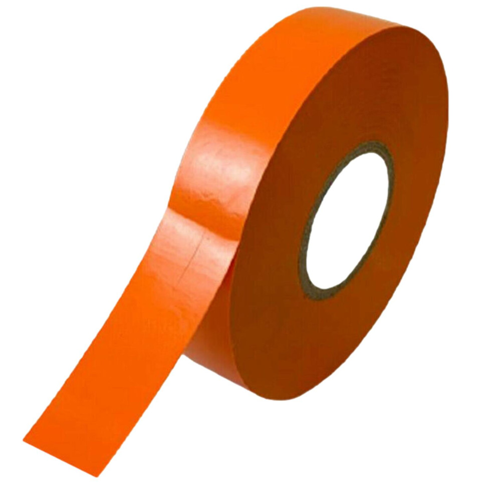 B&Q - Pvc Flame Retardant Electrical Insulation Tape 19mm X 20M Orange Pack Of 10 - Image 2