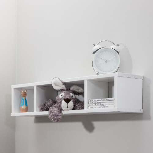 Noa and Nani Shelving Unit Wall Mounted Cube in Classic White