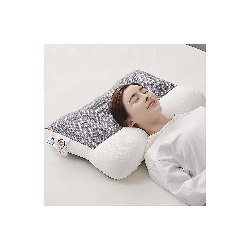 (White, 48*74) Super Ergonomic Pillow Orthopedic All Sleeping Positions Cervical Contour Pillow Neck Pillow For Neck And Shoulder Pain Relief