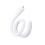 (White) Flexible  For Twist Mount Holder For Owlet Baby 1