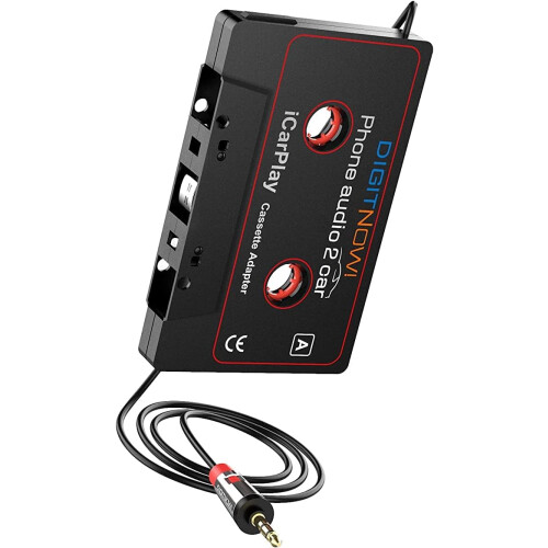 DIGITNOW! Car Audio Cassette Adapter,3.5MM AUX Universal Cable for Car