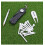 Golf spike holder portable ball fork, tee mark green fork golf ball spike accessory storage/ 2pcs 14