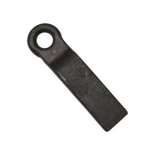 Cranked Trailer Hitch Eye 12" Mild Steel (24 Ton Weld On Towing Ring)