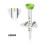 (Yellow-green) Rubber golf spikes Golf Tee adjustable height marker 15