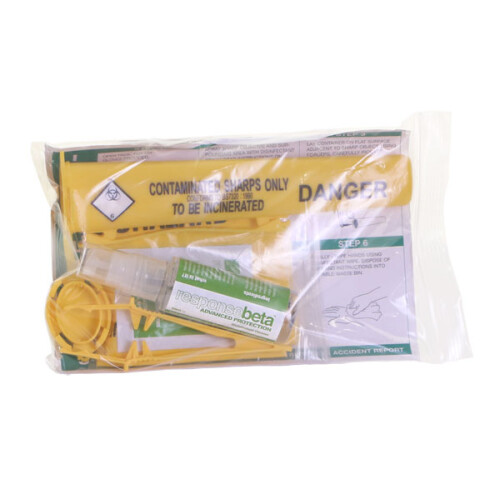 RESPONSE SHARPS HANDLING KIT (1 APPLICATION) CLEAR