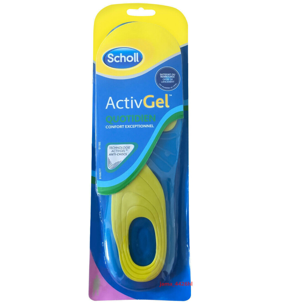 (Women) Gel Scholl Activ Everyday Shock Absorption Insoles Menuk813 Womenuk48