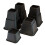 KCT KCT 8Pc Black Stackable Adjustable Bed And Furniture Risers 1