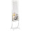 Homcom HOMCOM LED Lighted Full Length Mirror, Floor Standing Mirror with Storage Shelf 1