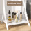 Homcom HOMCOM LED Lighted Full Length Mirror, Floor Standing Mirror with Storage Shelf 7