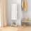 Homcom HOMCOM LED Lighted Full Length Mirror, Floor Standing Mirror with Storage Shelf 3