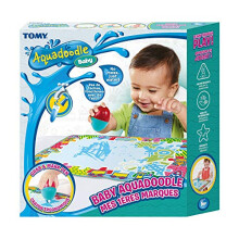 Aquadoodle Baby Water Doodle Mat, Official Tomy No Mess Colouring and Drawing Game, Baby Water Mat Suitable for Babies, Boys and Girls from 9 Months,