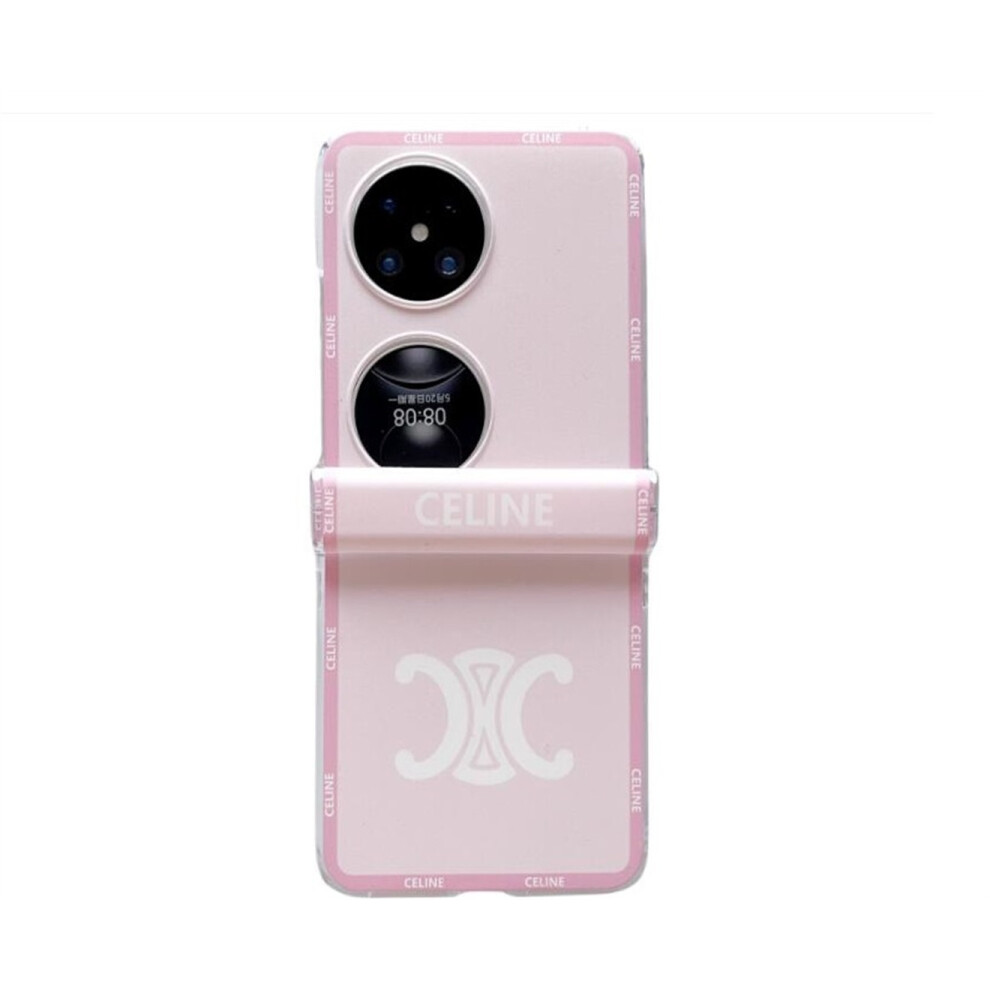 081 Phone Case Foldable Screen Protector Suitable For Huawei P50pocket Pink 766262035845