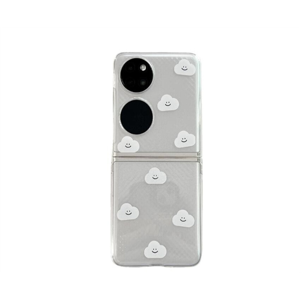 083 Foldable Transparent Hard Phone Case Suitable For Huawei P50pocket 766262035883