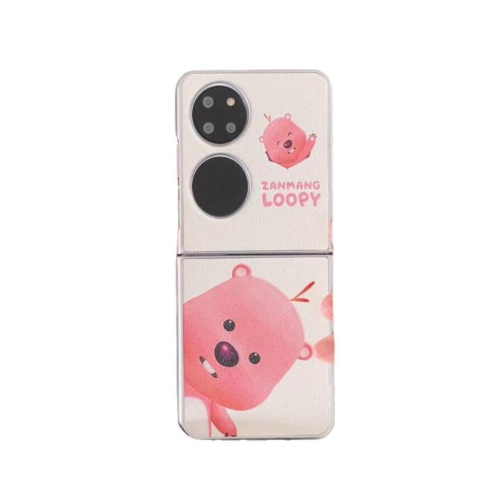 089 Cute Cartoon Phone Case Folding Protective Case Suitable For Huawei P50pocket 766262036002