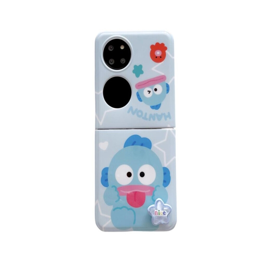 087 Cute Cartoon Phone Case Folding Protective Case Suitable For Huawei P50pocket 766262035968