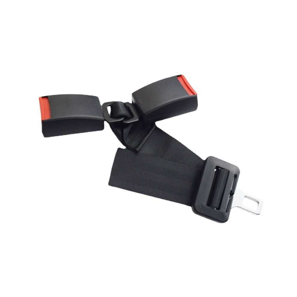 One Support and Two Extension Belt Car Rear Two-seat Seat Safety Belt Connector