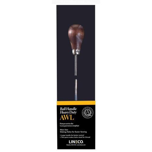 Lineco Awl Heavy Duty for Sewing and Bookbinding Ball Handle 1