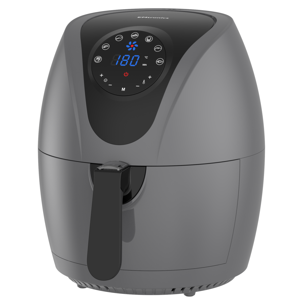 EMtronics EMDAF45LGR Digital Air Fryer 4.5L - Grey