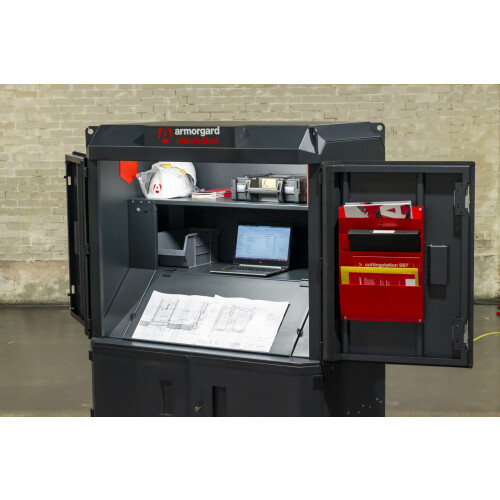 Armorgard - Sitestation 1355x835x2000 complete workstation onsite office unit 2