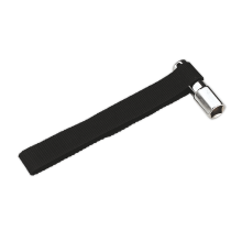 SEALEY - AK640 Oil Filter Strap Wrench 120mm Capacity 1/2"Sq Drive