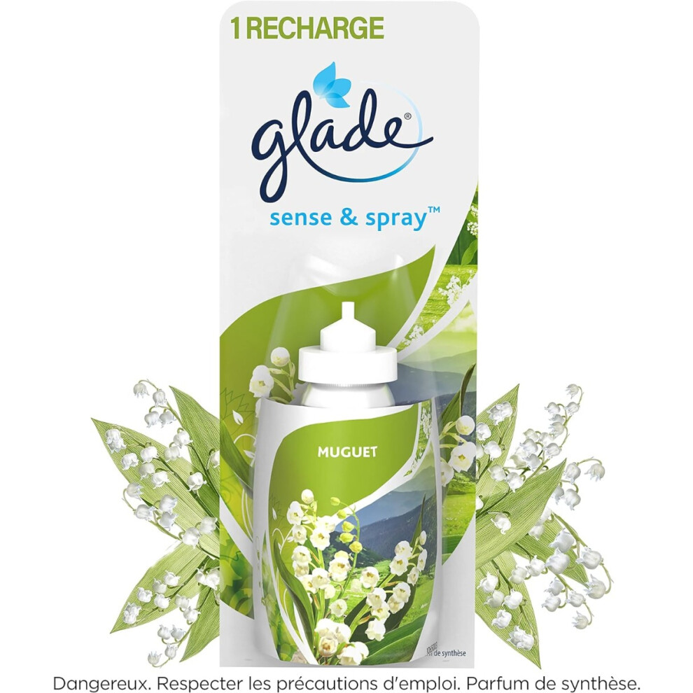 2 x Glade Sense and Spray Refill 18ml - Muguet  (Lily of the Valley)