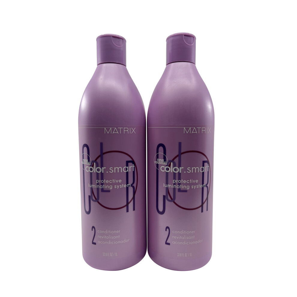 Matrix Color Smart Protective Conditioner Color Treated Hair 33.8 OZ Set of 2