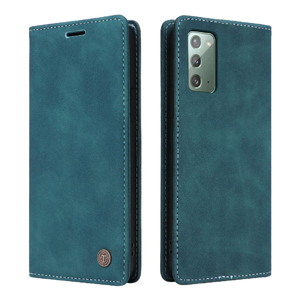 (Green) Flip Case For Samsung Galaxy A03s Wallet Leather Case Simple Business Flip Cover Shockproof Green 764762737856