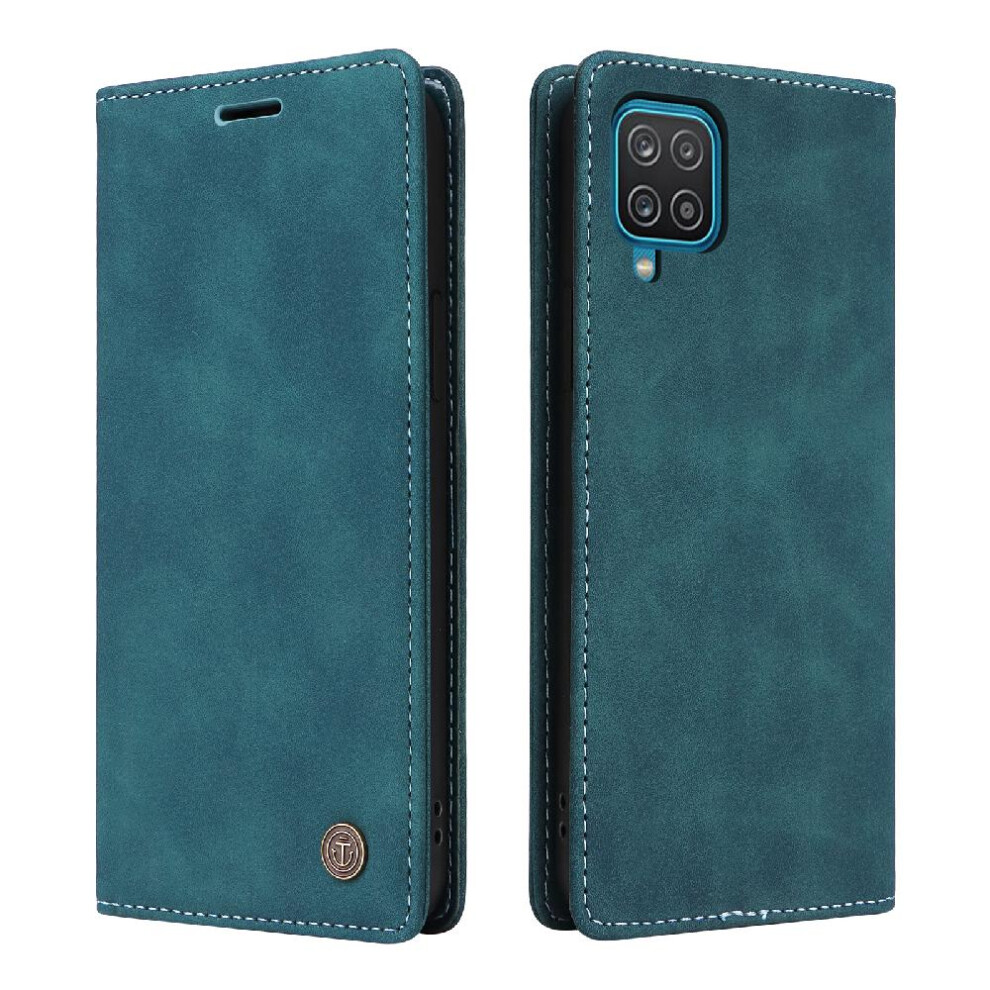 (Green) Flip Case For Samsung Galaxy A22 4G Leather Case Flip Cover Wallet Shockproof Simple Business Green 764762738259